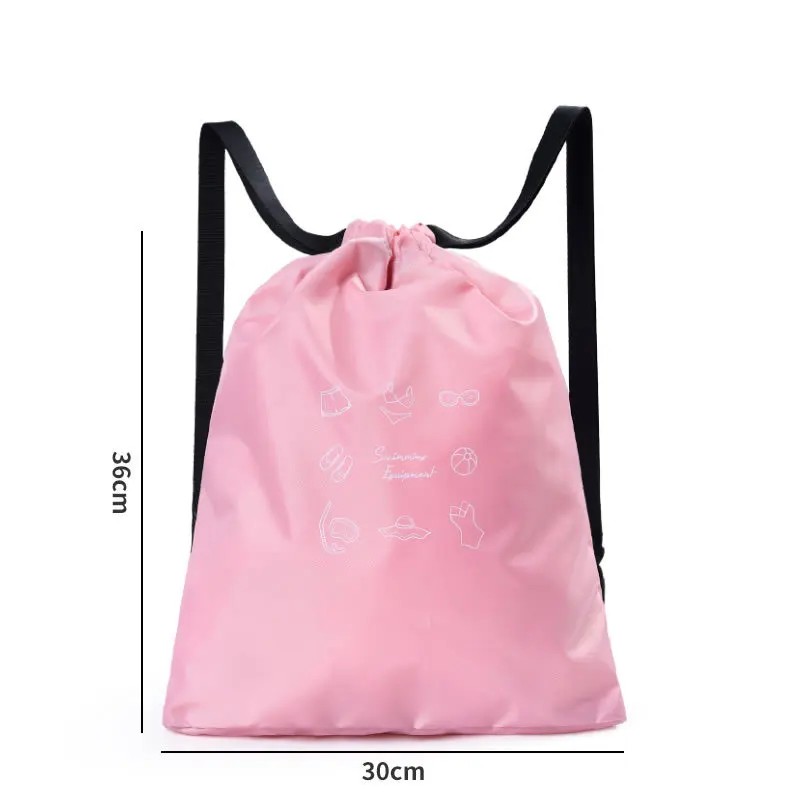 Sac De Natation Enfant Dessin Animé – Cordon De Serrage – Humide/sec – Léger – Pour Garçons Et Filles
