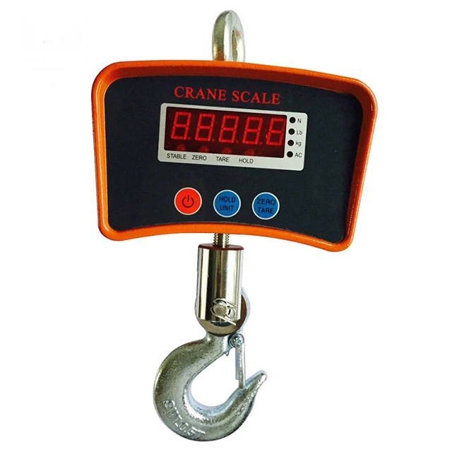 1 Т 1000 кг портативная электронная батарея цифровое весы для взвешивания из легированной стали крановые с дополнительными аксессуарами
