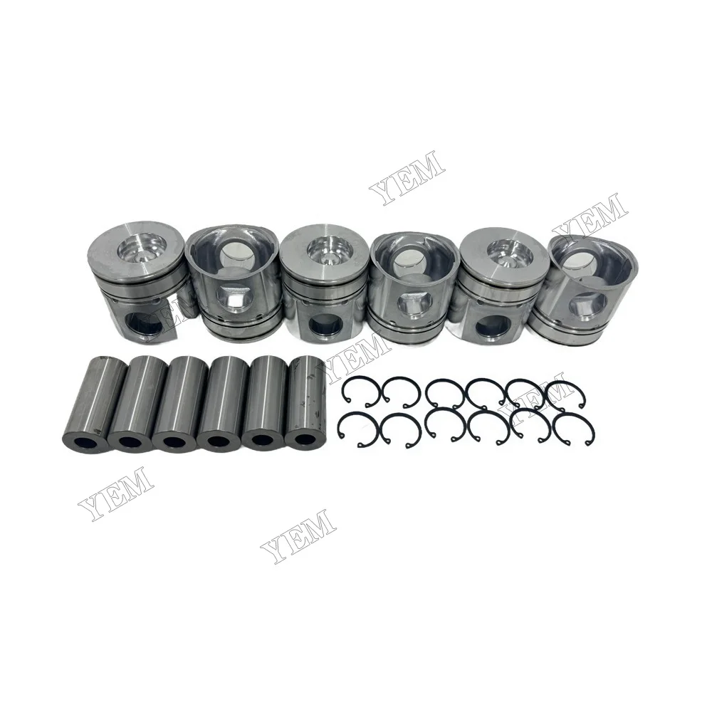 6D102 Piston Kits Fits for Komatsu Engine Parts With Warranty 4