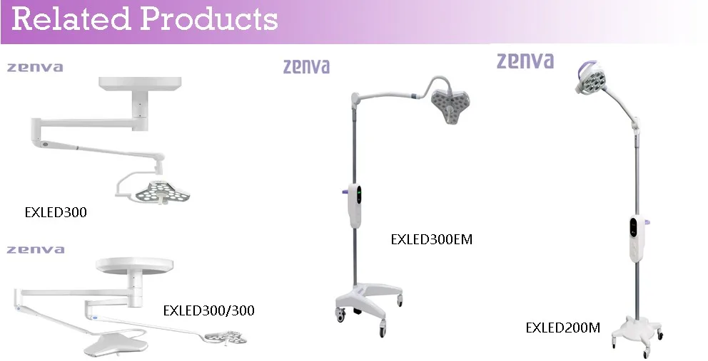 Medical equipment Cheap ceiling  portable medical examination lamp EXLED300