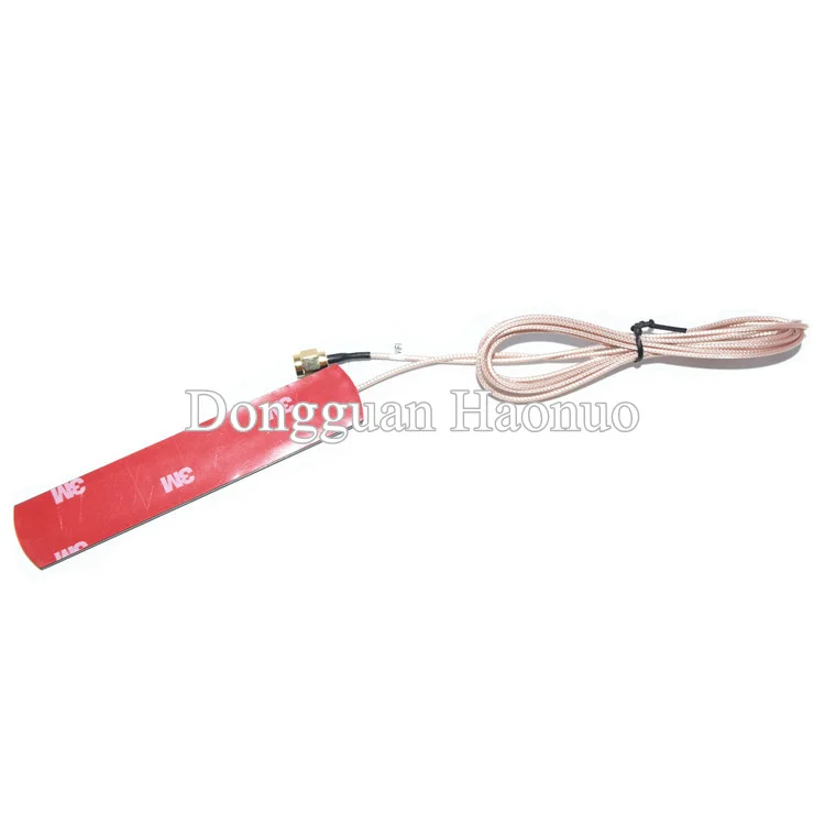 SMA Connector 3DBi 433Mhz PCB Patch Microstrip Antenna with 3M Sticker RG178 Cable Car Antenna