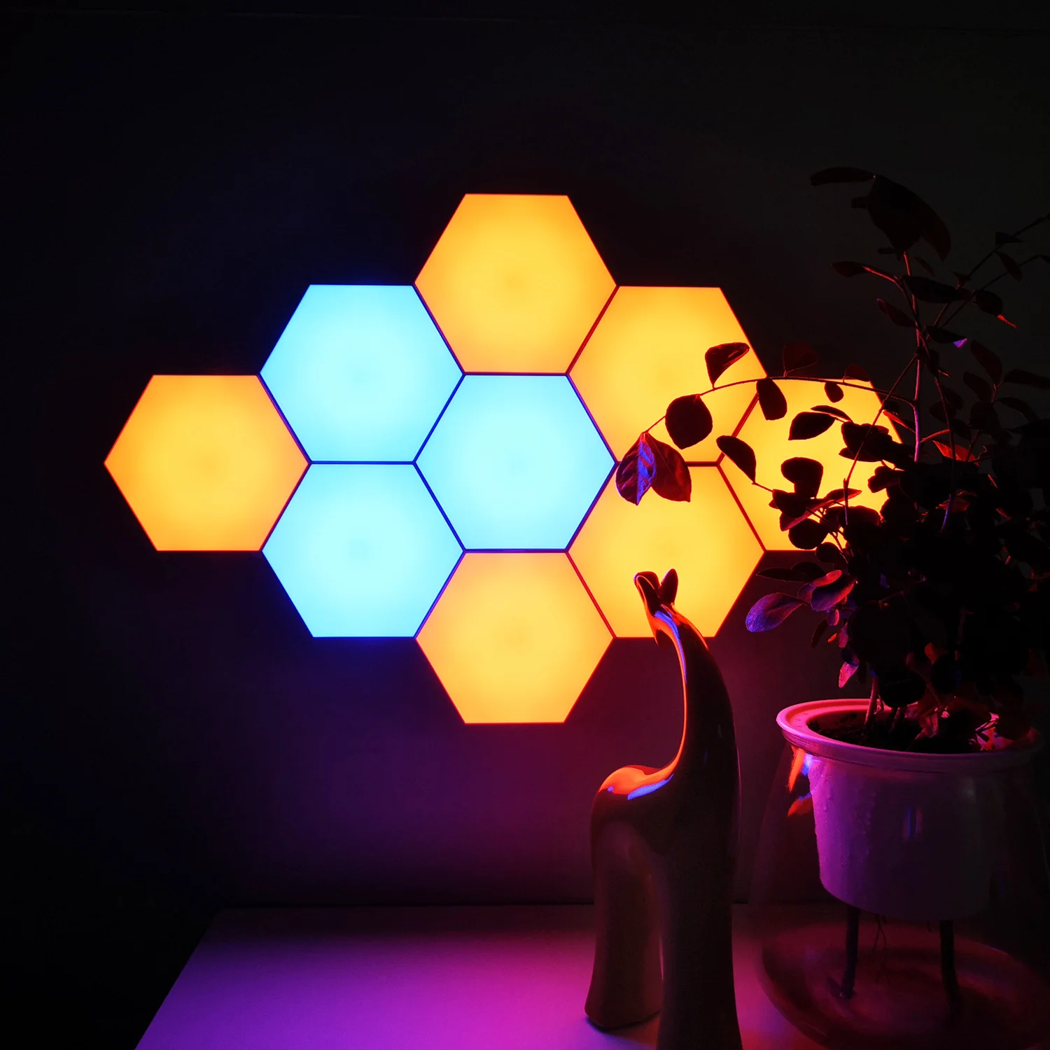 Hexagon Lighting. Led Hexagon PNG. Clever Hexagon Air 60307.