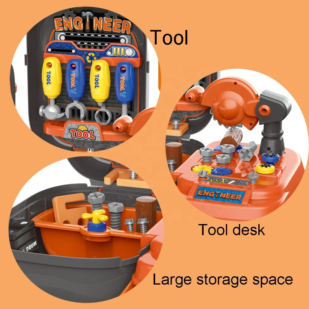 Новое поступление ручная сумка для ремонта ролевых игр своими руками механический Пластиковый Ящик игрушек набор инструментов чемодан