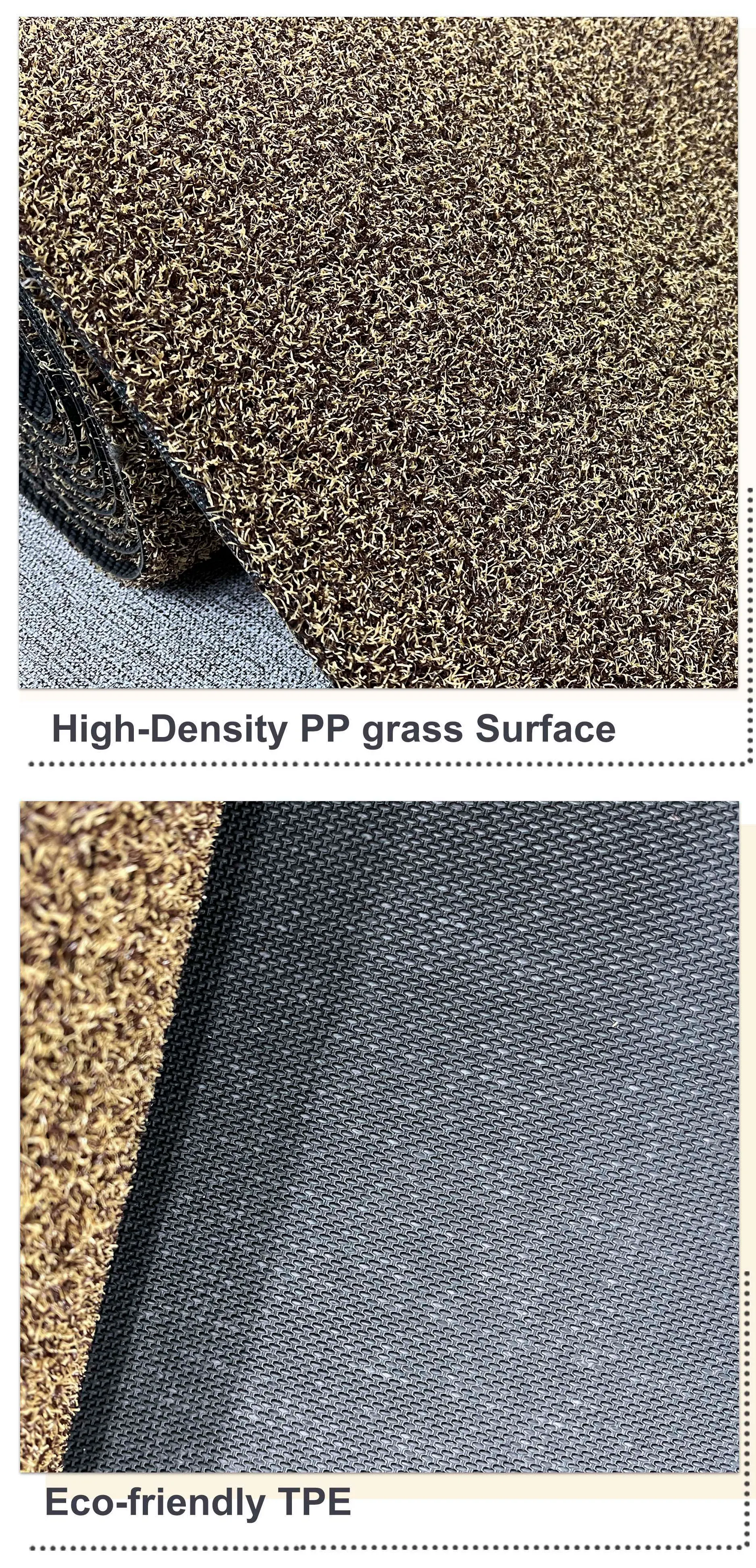 Indoor Outdoor Tufted Grass Floor Mat Machine Made Novelty Dusted Carpet TPE Backing Carpet Mat Home(图4)
