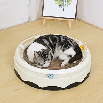 Wholesale Custom Multi-Function Durable Cat Scratcher Cardboard Comfortable Cat Scratching Lounge Bed
