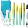 Blue seven-piece set
