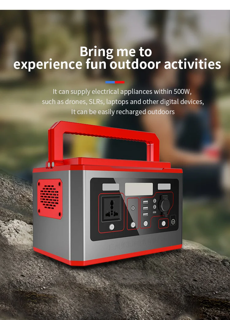 New Technology 500W Mobile Portable Power Station
