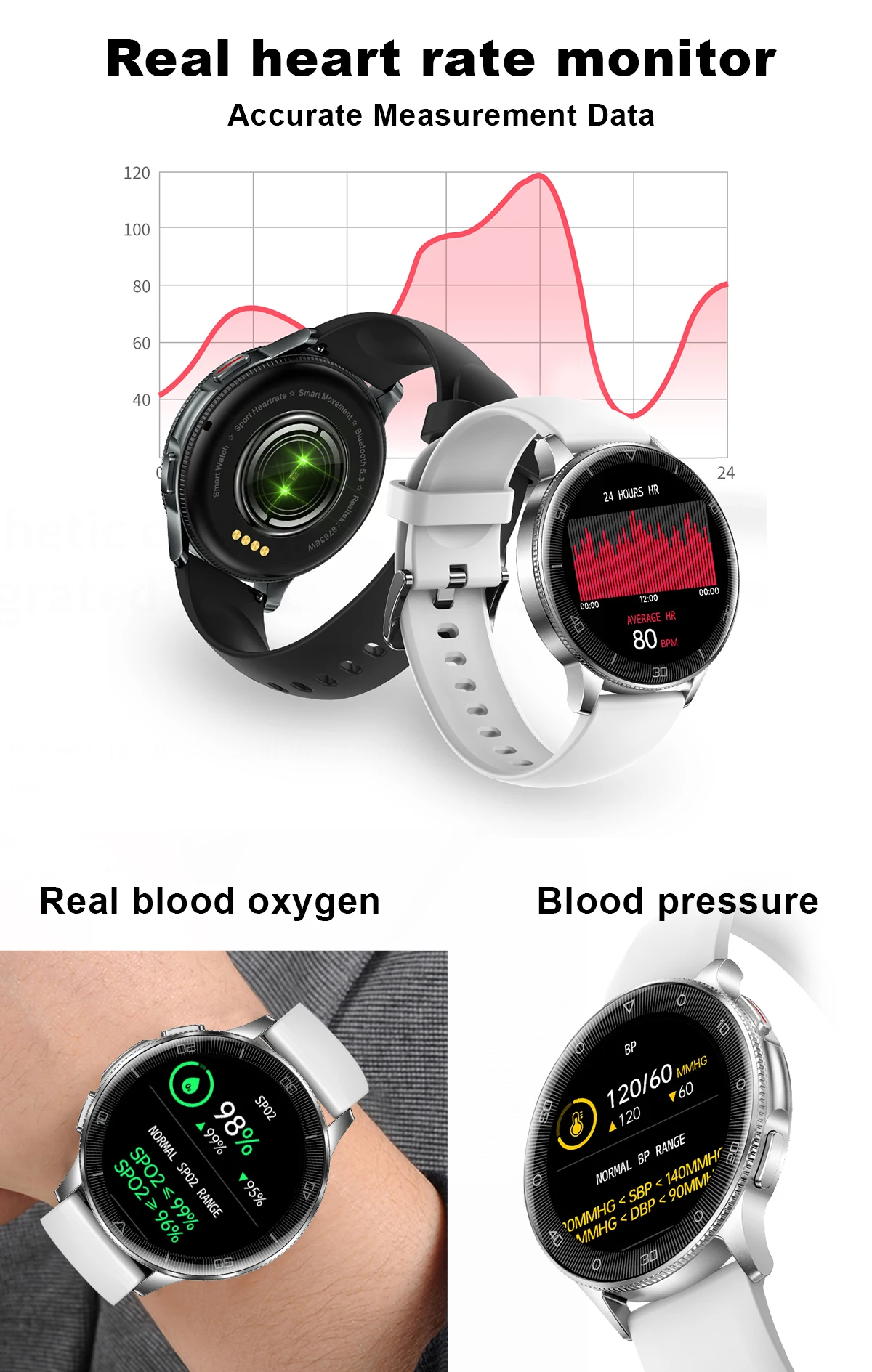 Reloj Inteligente Smartwatch Rtl8763ewe Dafit Blood Oxygen Voice Bt ...