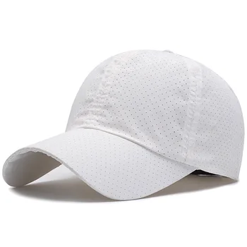 Wholesale retail custom outdoor adults Summer Breathable Sunshade windproof mesh baseball caps 2024