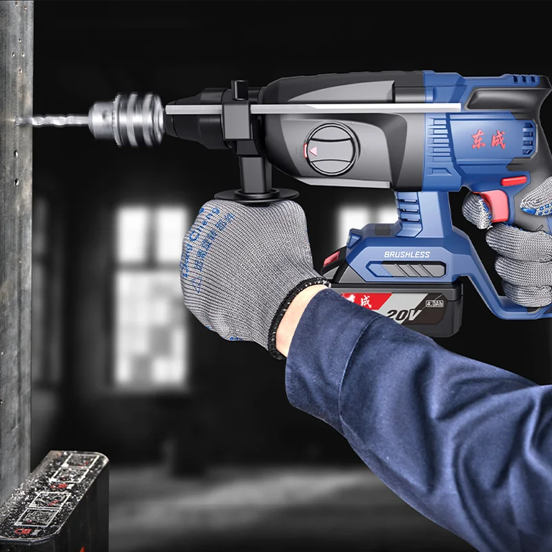 Dong Cheng New Technology 26mm 3 Functions Battery Electric Tools Rotary Hammer Drill