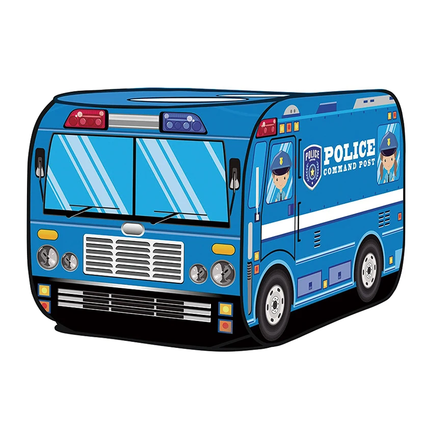 Police Vehicle Play Tent for Boys and Girls