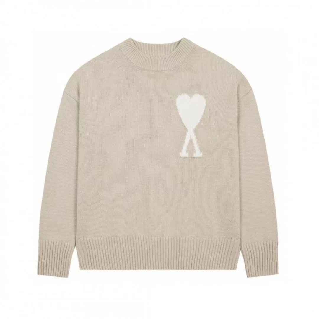 Solid Plain Knit Sweater Autumn Winter Double Warm Beanie Korean Style Casual Women Embroidery Wool Cashmere