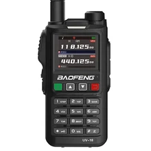 2023 Baofeng Six Band Receive Ham Two Way Radio NOAA UV-18M Analog DTMT UV18M Long Range WalkieTalkie UHF VHF UV-18 Woki Toki