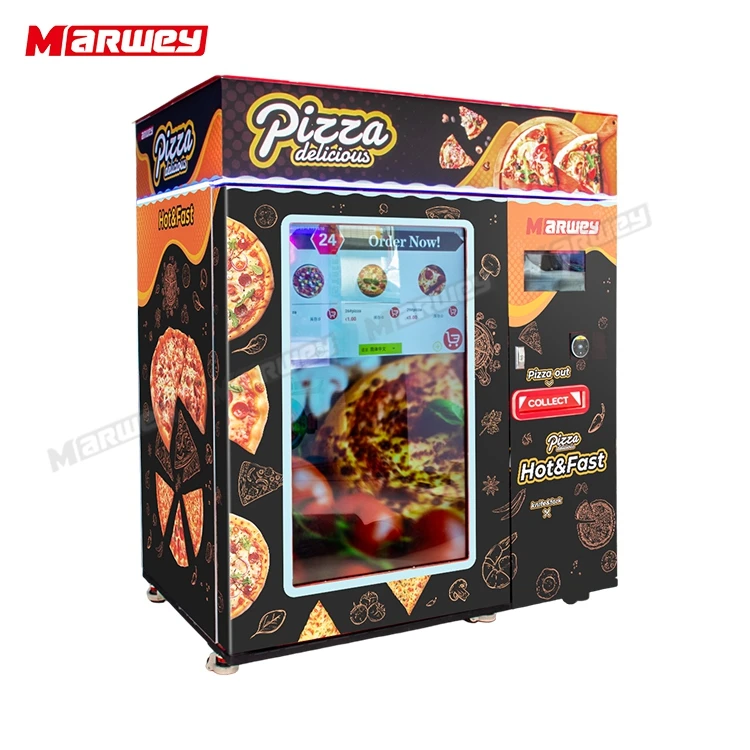 Fully Automatic Vending Machine Digital Self-Service Cookie Bakery Waffle Sandwich Cupcake Pizza Slice Vending Machine
