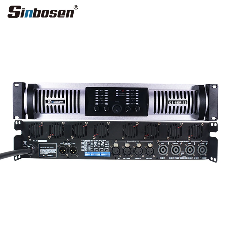 22000Q Dj Amplifier 4000 Watt Channel Subwoofer Powerhouse