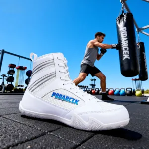 Supplier Customize Bodybuilding Cheap Make Your Own High Quality Breathable Lightweight Boxing Boots