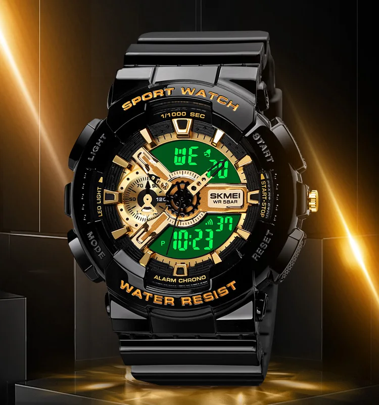 Hot Koop Digital Sport Horloge Skmei 1688 Militaire Analoge Digitale  Horloge Shockproof 50m Waterdicht Horloge Custom Logo - Buy Digitale  Horloge Skmei,Siliconen Horloge Digitale Horloges Voor Jongens,Digitale  Horloges Sport Running Digitale Militaire
