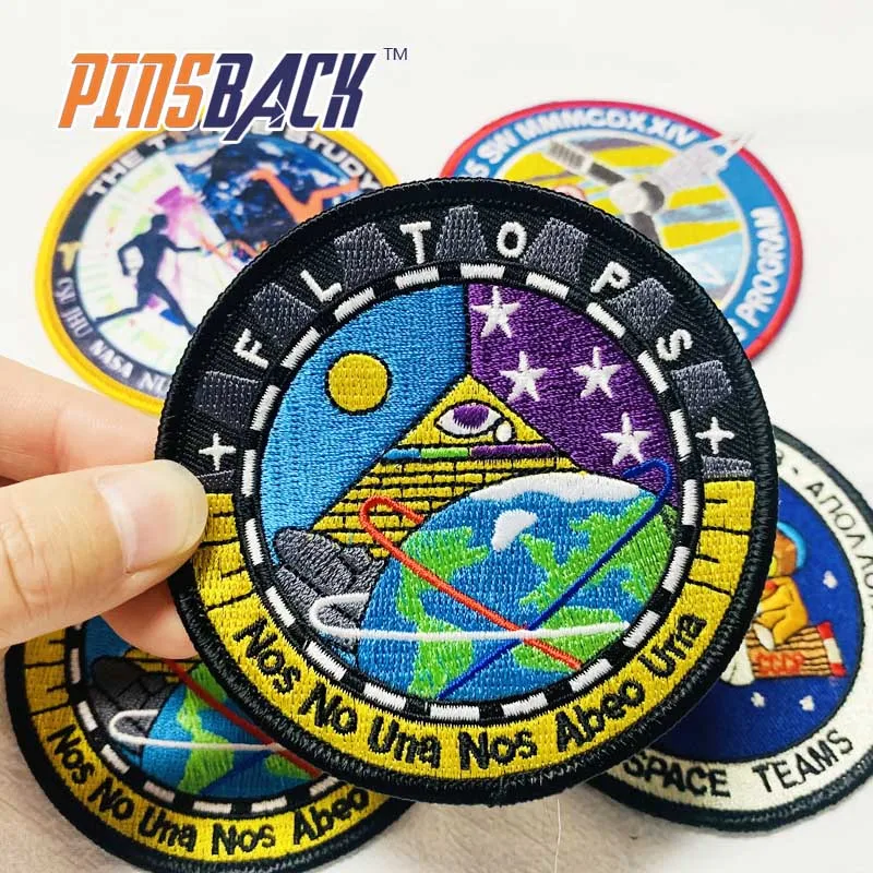 Large Assorted Set of 15 Aesthetic and Cool Outdoors Iron on Patches for Jackets Backpacks Jeans and Clothes Embroidered Patches