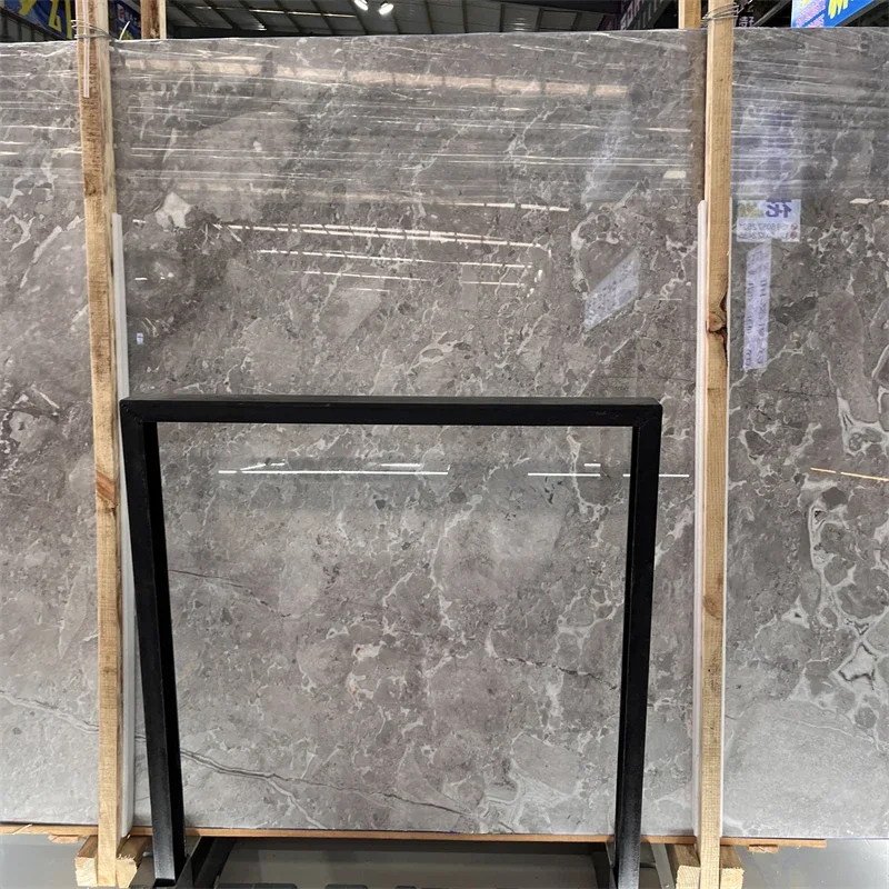 홈 바닥 및 벽면용 폴리시드 아테네 그레이 대리석 슬래브/타일, 인기 판매 중인 욕실 벽 장식용 그레이 대리석