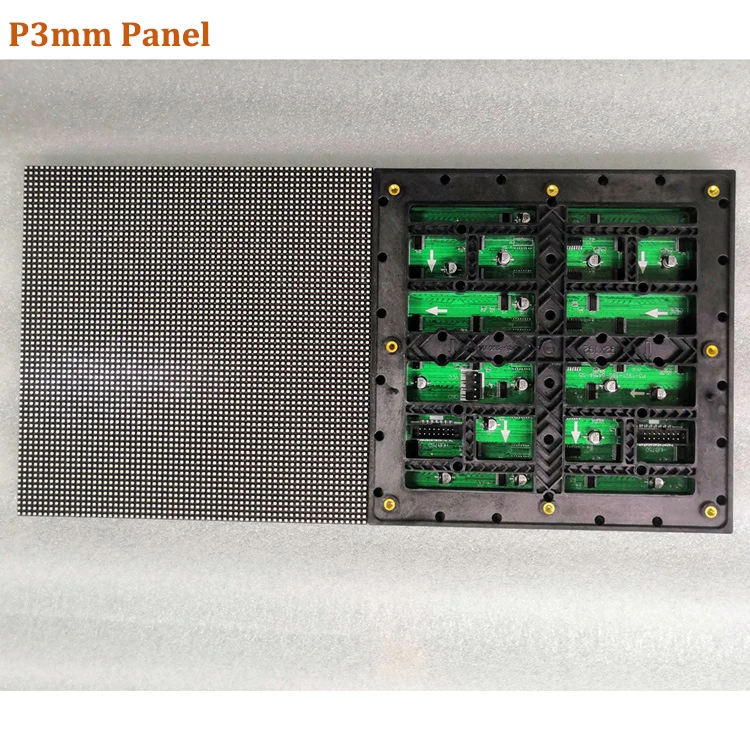 High Brightness RGB LED Screen Module Outdoor P3 SMD LED Display HUB75 192x192mm LED Screen Modules
