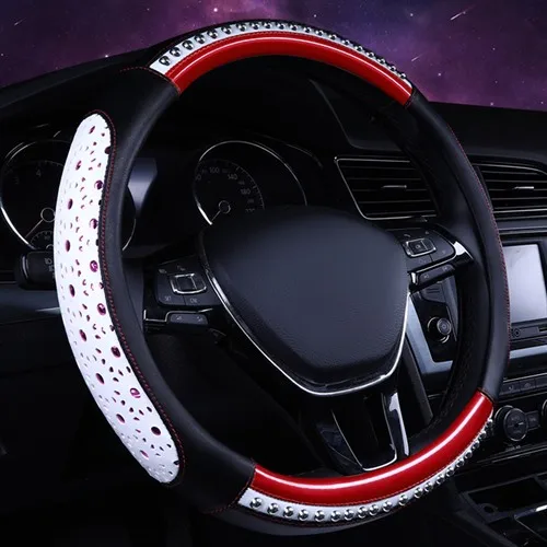 steering wheel cover girl