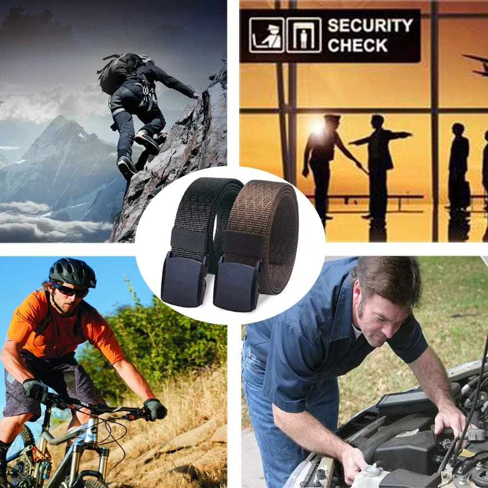 Waterproof Multifunctional Wear-resistant Nylon Belt Adjustable Training Outdoor Web Belt Tactical Webbing Belt