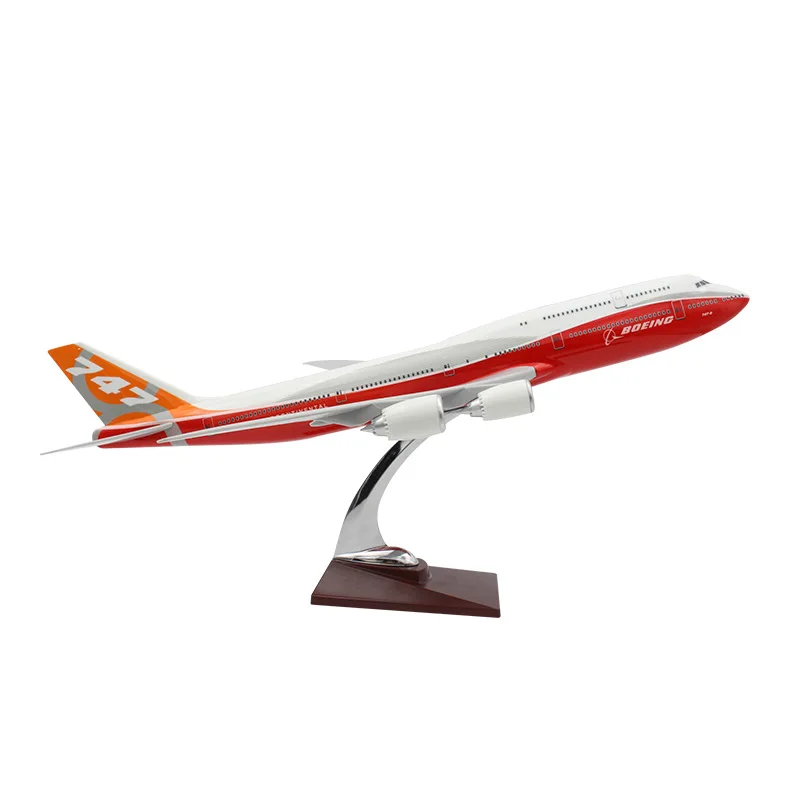 High Quality 1/150 Scale Boeing 747-800 Resin Model Plane