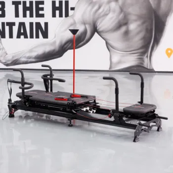 Megaree Luxury Multi Functional Balance Training Yoga Shaping Black Aluminum Pilates Reformer Machine Megaformer