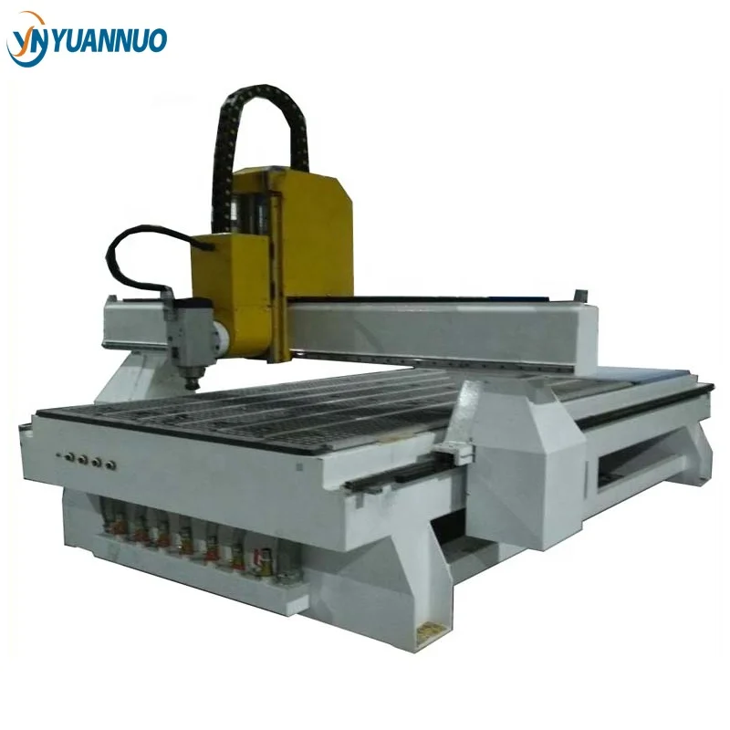 3 Axis 4 Axis Cost Steel Structure Automatic Tool Change Auction Wood Panel Carving 1325 Atc Cnc Router Machinery