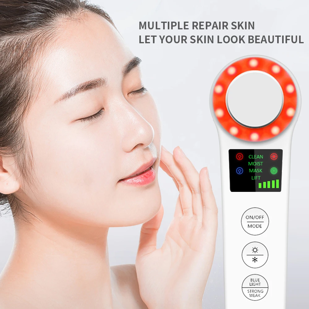 Hot And Cool Face Lifting Wrinkle Removal Skin Massage Machine ...