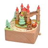 Colore Naturale del Legno - Castello per Bambini