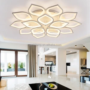Modern Acrylic LED Ceiling Light Remote Control Iron Plastic Base for Living Room Dining Bedroom 4000K 6000K IP44 SAA Certified"