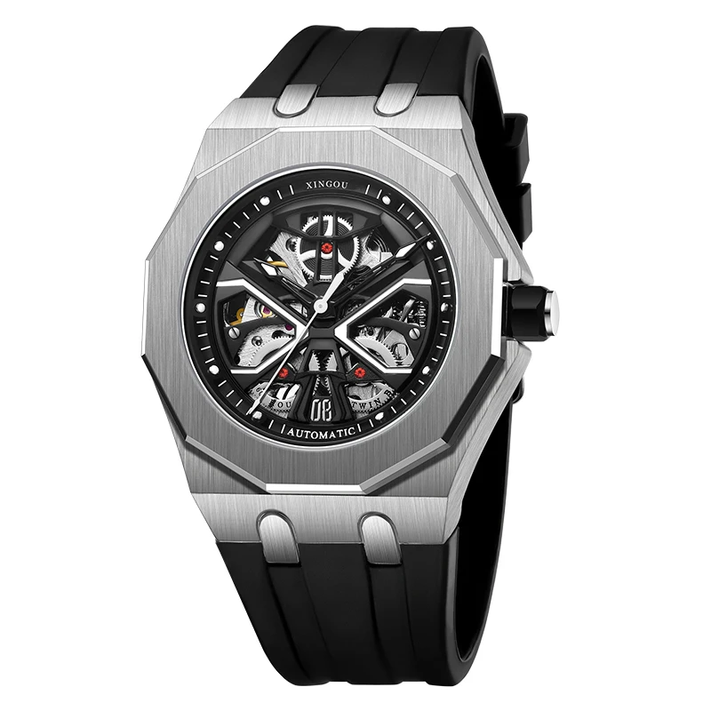 Brand Custom Analog Watch for Man Steel Luxury Waterproof Luminous Hands Men Wristwatch Montre Hommes