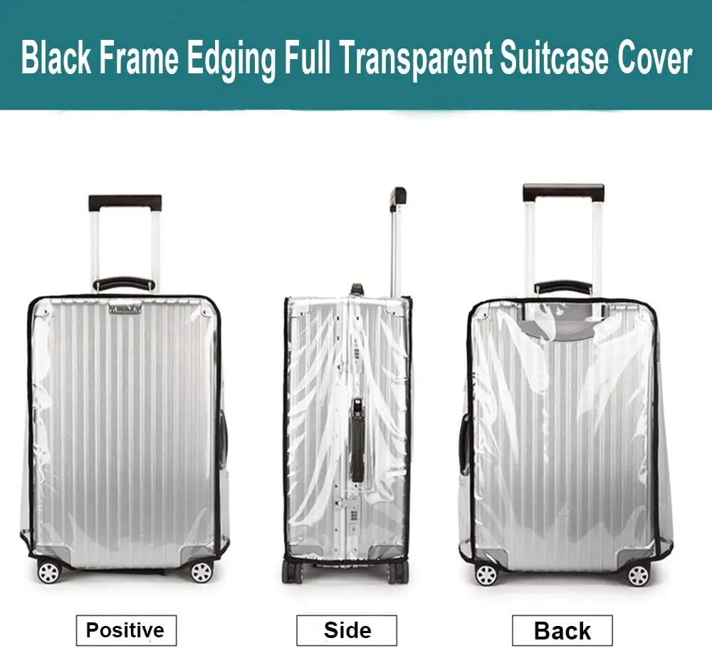 Pvc Clear Luggage Protector Cover Travel Luggage Suitcase Cover Pvc