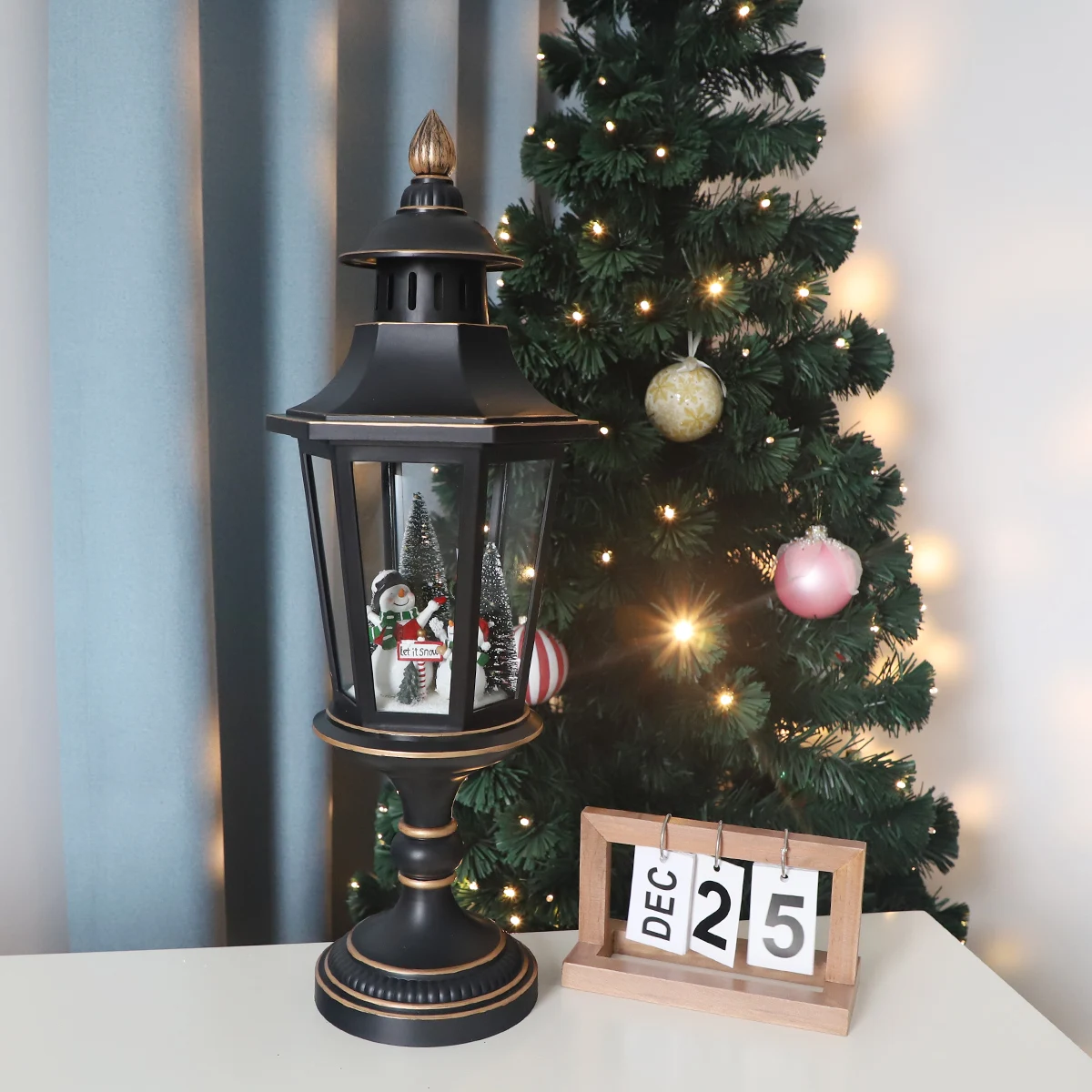 new led decoration christmas items wholesale led lantern christmas decoration with led light