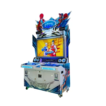 Fun Electronic Shooting Ball Simulator Coin pusher Lottery Tickets Exchange Game Machine For Video Arcade Center