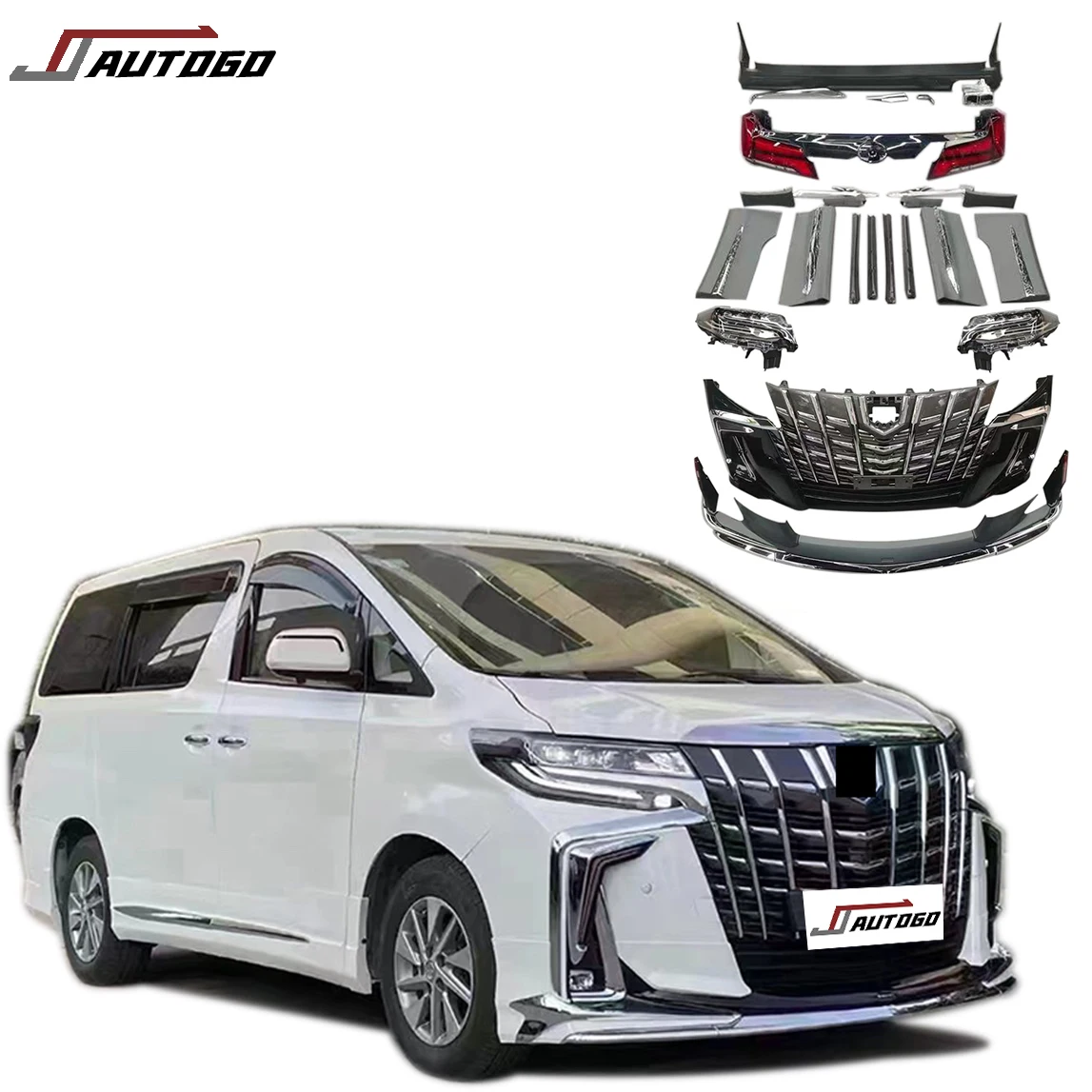 Auto Modification Conversion Body Kit For Toyota Alphard/vellfire 15-22 ...