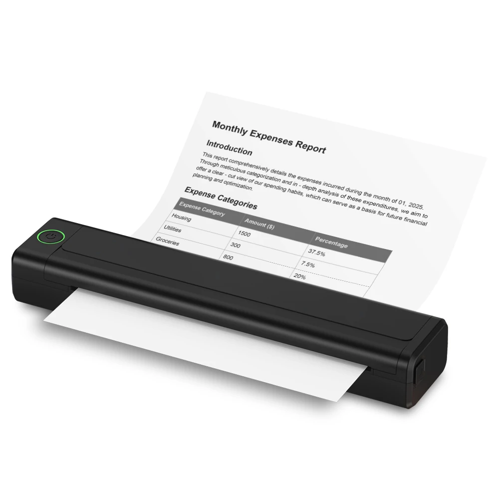 Newyes卸売8インチインク不要ポータブルA4ミニワイヤレスモバイル