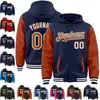 Navy Blue and Dark Orangewhite Dark Orange