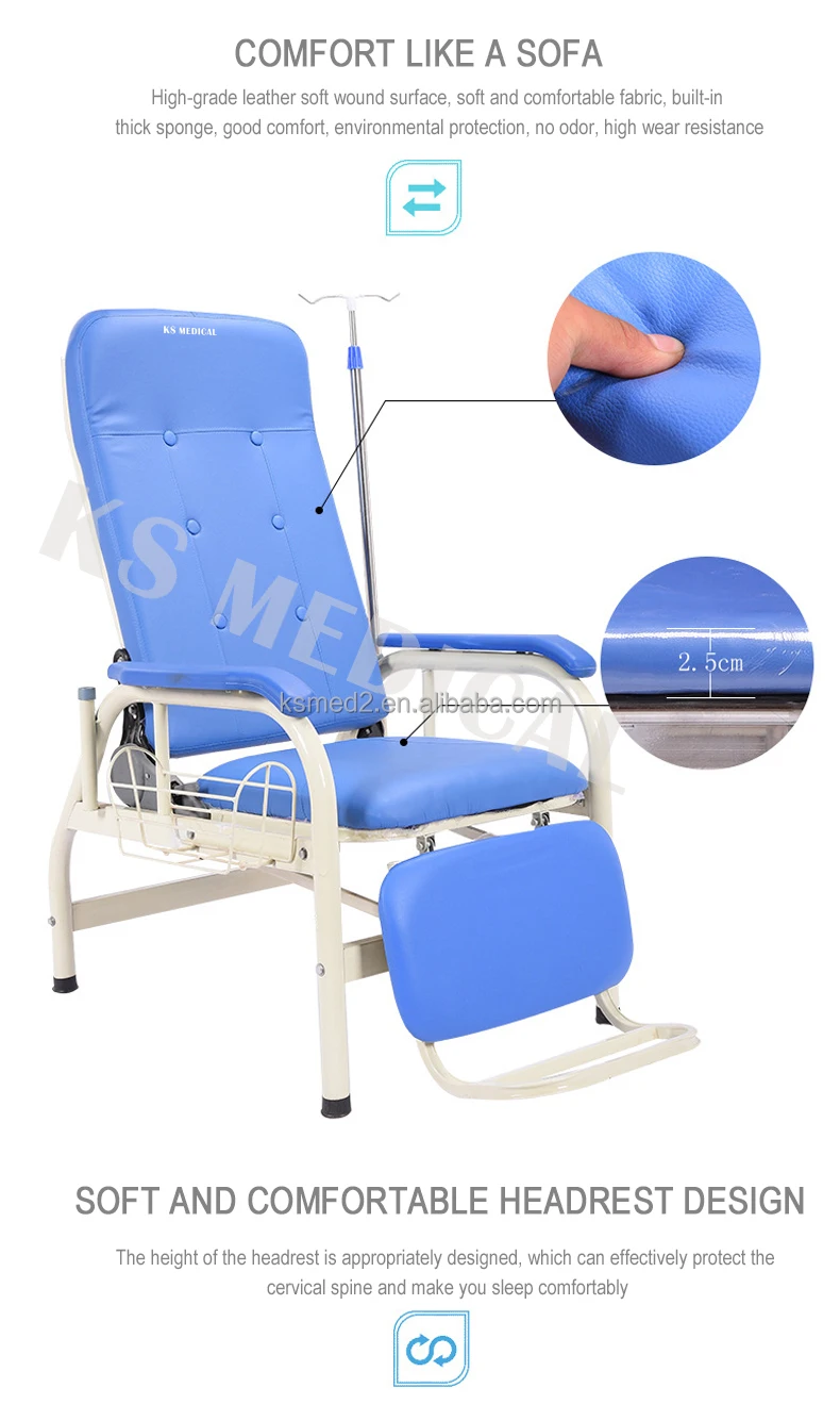 Ksmed Transfusion Infusion Medical Recliner Sofa Chair Ksmhic Single