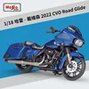 Harley 2022 cvo road glide bleu