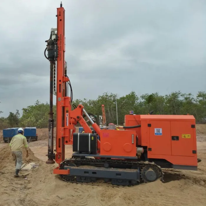 Auger Pile Drill Rig Solar Drilling Rig Machines In Turkey For Pv ...