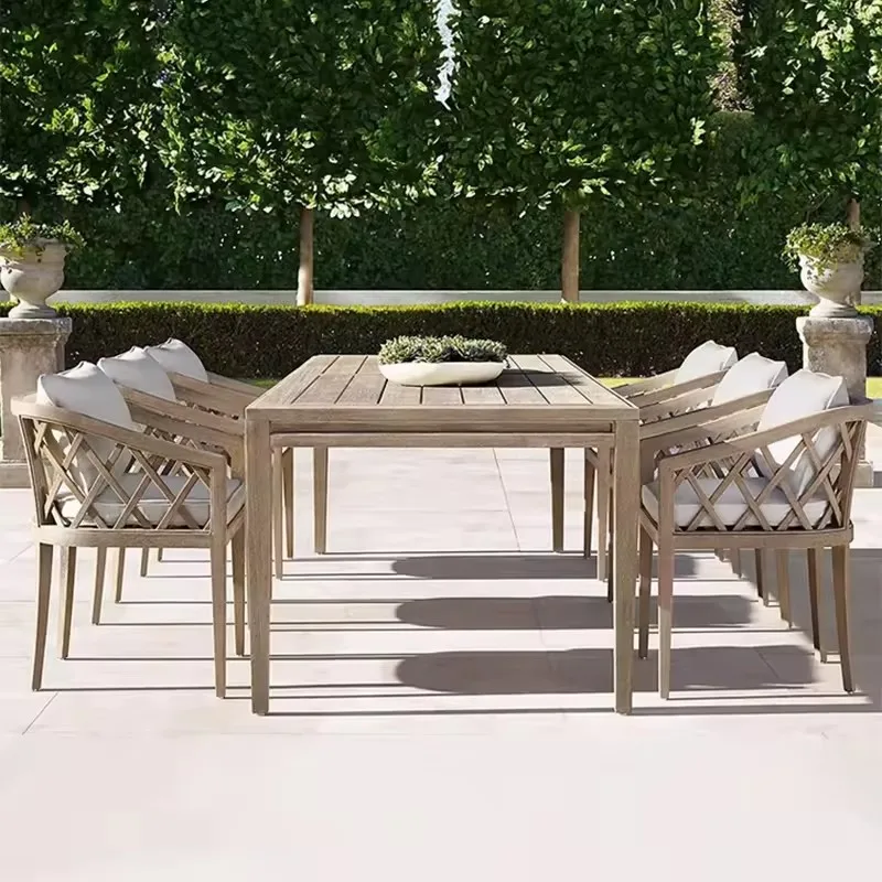 Outdoor Furniture Set Teak Table and Chair Garden Dining Table and ...