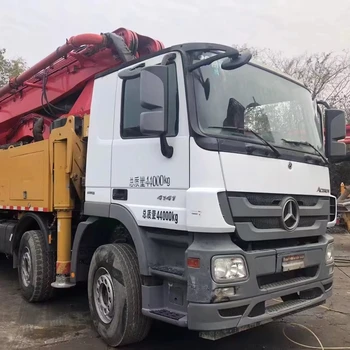 Second-hand 2019 High Performance Benz Chassis SANY 49 Meters 56m 63m Truck-mounted Concrete Pump with Cheap Price
