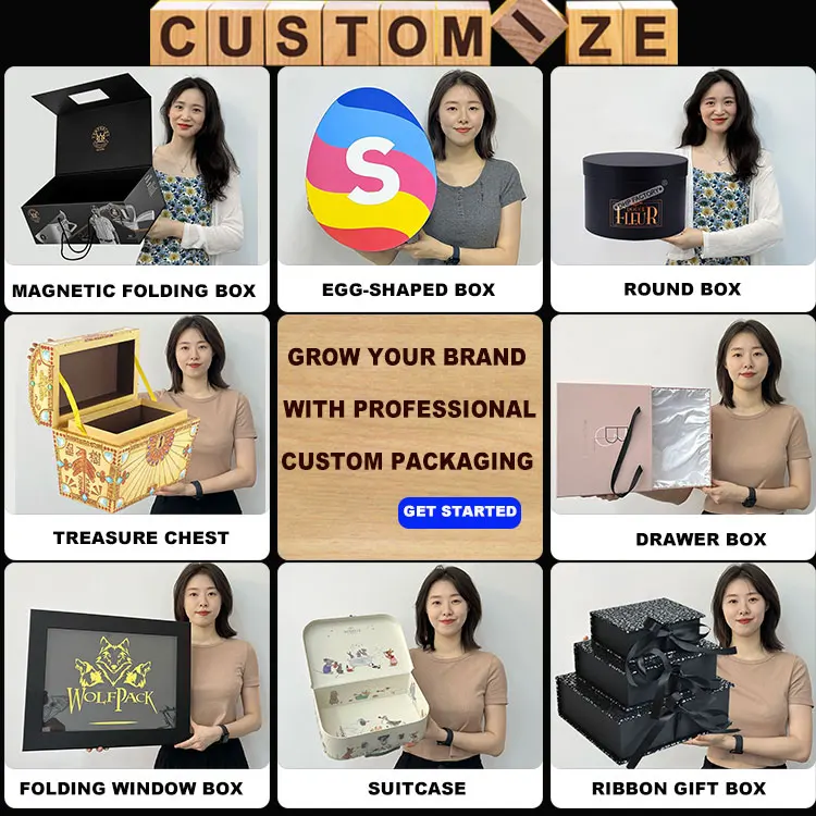 Luxury Large Custom Cardboard Suitcase Gift Box - Handmade Kids Toy ...