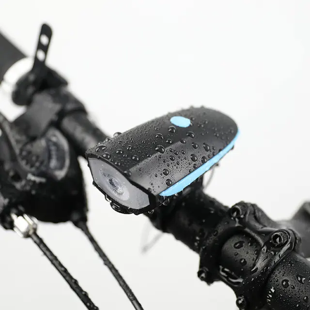 Howlighting Rechargeable Bike Lamp Set Waterproof Bicycle Horn Headlight Front Bicycle Lights