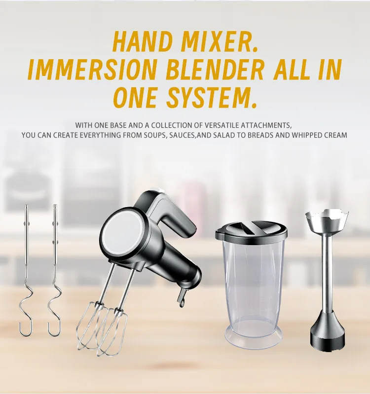 800w Immersion Blender Handheld Hand Blender Hand Mixer Bpafree 304