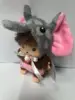 Éléphant gris - 15cm