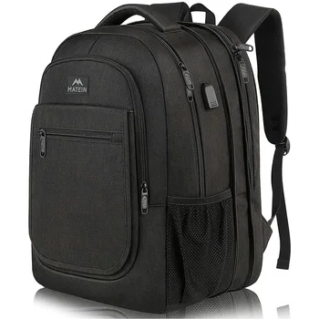 OEM Waterproof Anti Theft 15.6 Inch Laptop Bagpack Expandable Business Travel Laptop Backpack With USB Charging