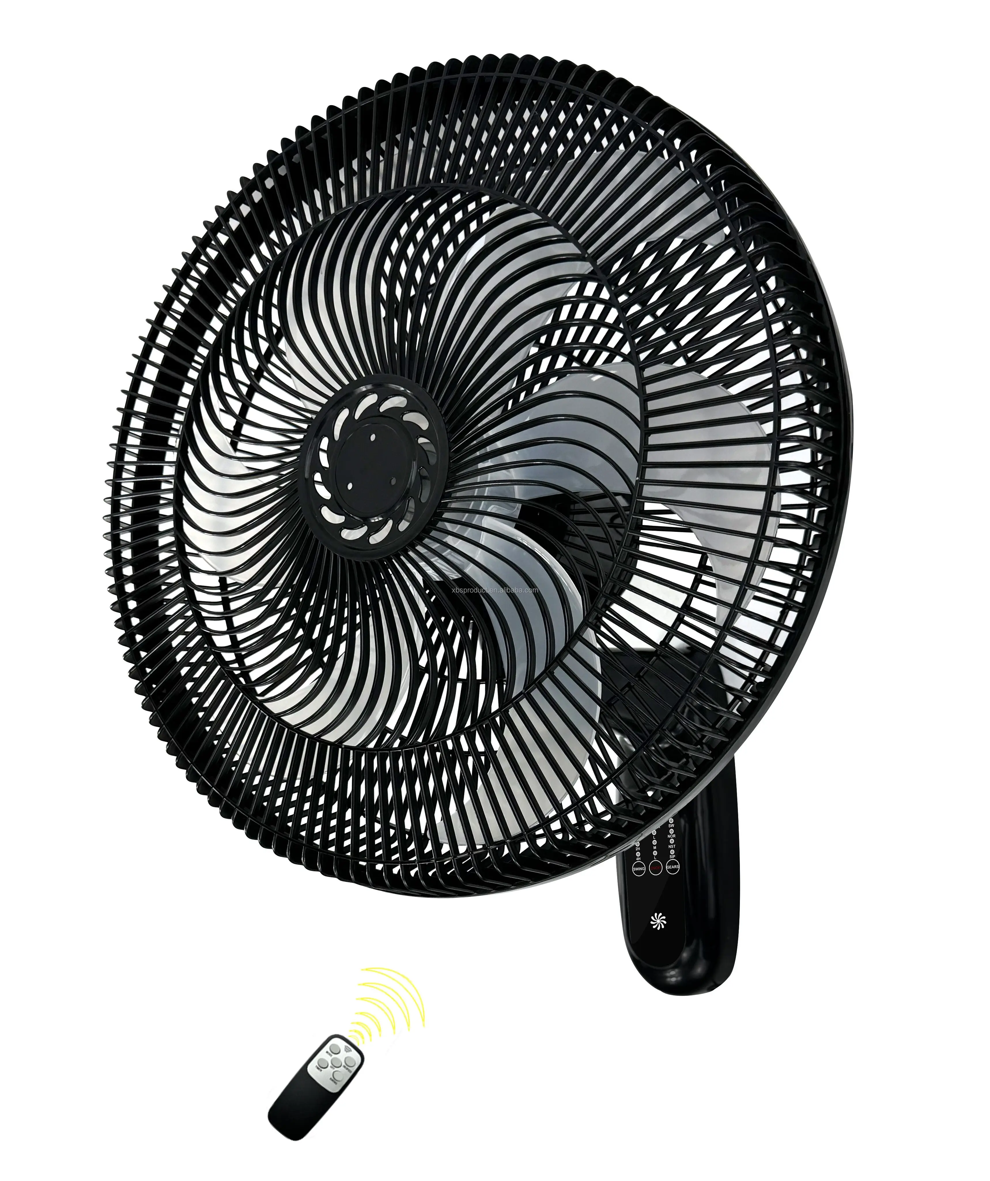 Wall Mounted Oscillating Fan, Plastic, 18" - detail 2